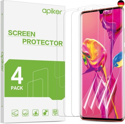 apiker 4 Stück Schutzfolie für Huawei P30 Pro, Huawei P30 Pro D