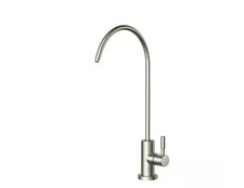 Single Handle Single Hole Water Filter Standard Kitchen Faucet in Brushed Nickel