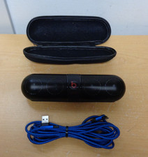 Beats Pill Bluetooth Portable Speaker Oval Black/Red Used Model BO513