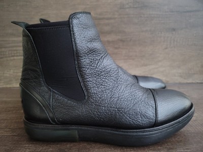 Adidas Y-3 Yohji Yamamoto Men's Black Leather Ankle Boots Size UK