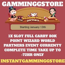 Wizarding World Partners Event Mono poly Go Stickers 80kpoint 72hr Timing Slot