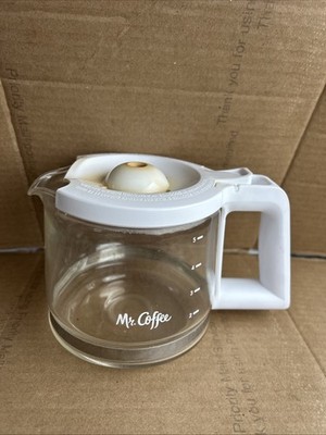 Mr. Coffee 5 Cup Mini Brew Coffee Pot Carafe Replacement White 25oz