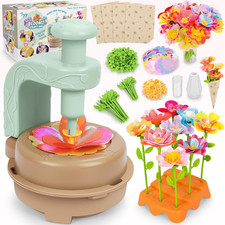 Fabric Flower Bouquets Toys DIY Craft Kits Toys for Kids Flowers Market Toy