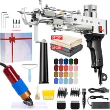 BESGEER Rug Tufting Gun with Carpet Trimmer Kit - Tuft Gun with Tufting-Shears,