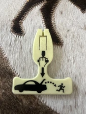 Ford Emergency Trunk Lid Release Latch Handle White Original Fits Many Years