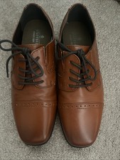 Youth Stafford Dress Shoes Brown Size 5 M