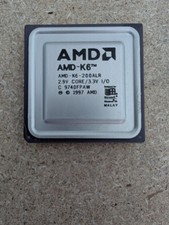 Vintage AMD K6 200 ALR Socket 7 CPU Tested