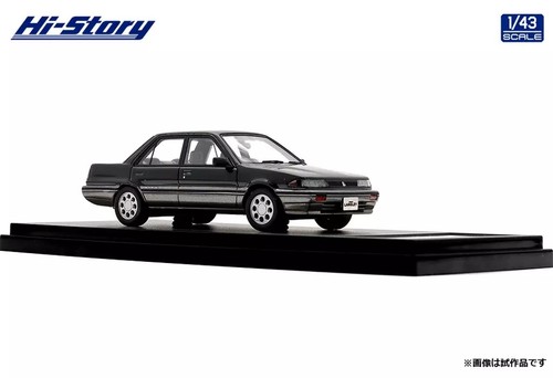 Minicar 1/43 Nissan Langley 4 Door Sedan Gt Twincam 1988 Black Grey Metallic Hig - Picture 4 of 5