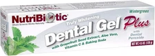 (Duty-free US) NutriBiotic – Dental Gel Plus, Truly Whitening, Wintergreen,