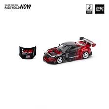 Pop Race 1:64 PANDEM GR86 ADVAN black red Diecast Model Car