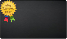 Leather Desk Blotter Pad 24 X 14 Inches, Flat, Non-Slip, Waterproof, Black