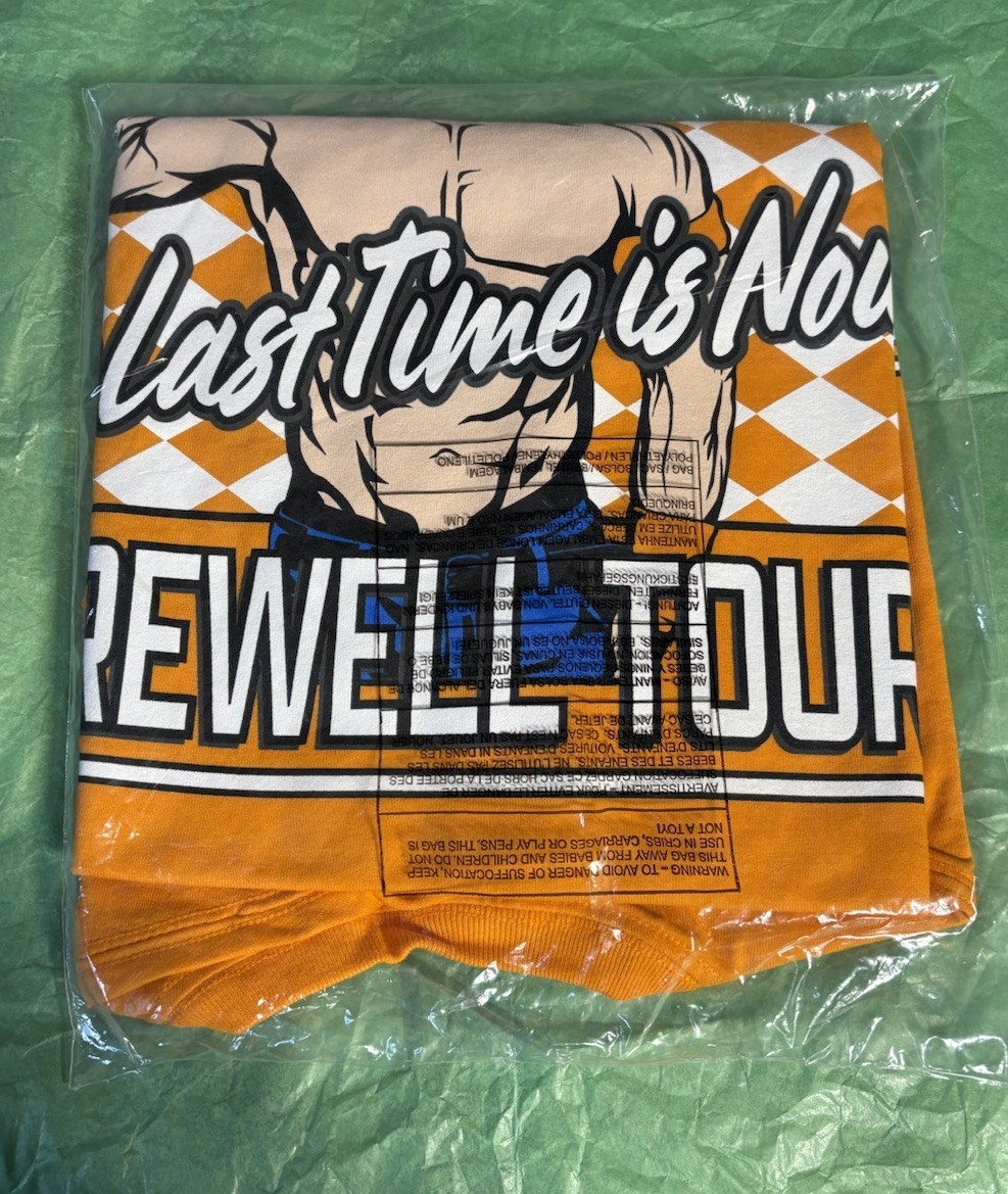 John Cena Farewell Tour 2025 Knoxville T-Shirt - Orange | eBay