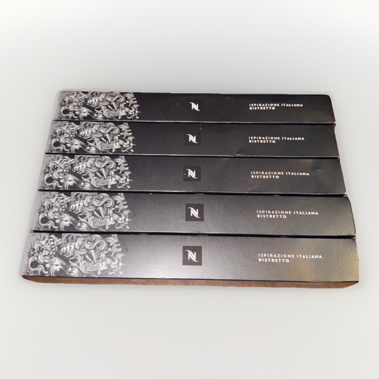 Nespresso Capsules, Ristretto Intenso, Dark Roast Coffee, 50 Count Coffee Pods