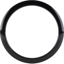 Bass Drum O's Port Hole Ring - 5-inch - Black (5-pack) Bundle