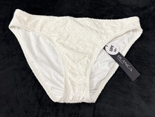 La Blanca Women's Bikini Bottoms Swimsuit White Size 12 9192