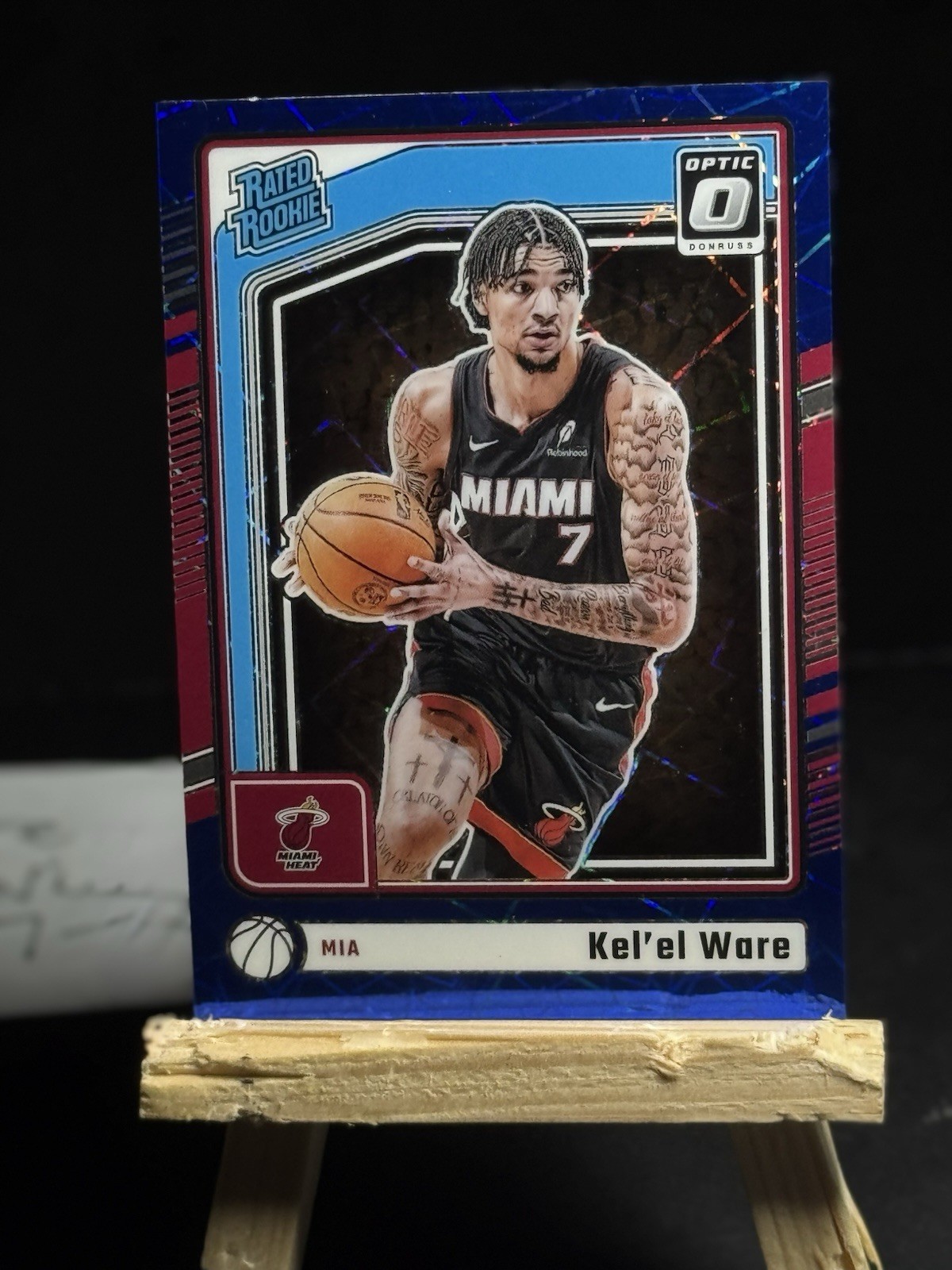 2024-25 Panini Donruss Optic - Rated Rookie Kel'el Ware #280 Blue Velocity (RC)