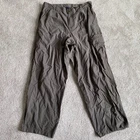 ExOfficio Pants Mens 34X28 Gray Hiking Fishing Cargo Nylon Pockets