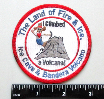 ICE CAVE & BANDERA VOLCANO NEW MEXICO I CLIMBED VOLCANO SOUVENIR & TRAVEL PATCH