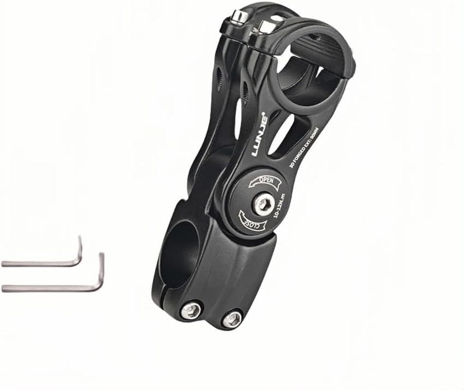Bike Stem 31.8mm Adjustable &plusmn; 80 Degree MTB Stems, 90/110/130/145mm Bike Hand...