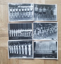 Sechs Fotos  Turner Turnerinnen aus den 50er Jahren Sportfest TSV 1860 München