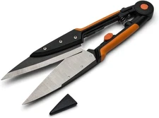 Kings County Tools Grass and Topiary Shears | Classic 6” Spring Blades | Razor