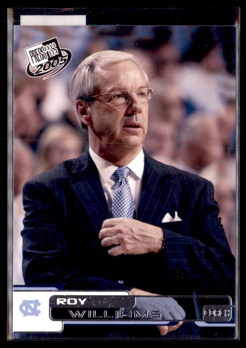 2005 Press Pass Roy Williams North Carolina 44