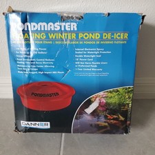 PondMaster Floating Pond Heater - Red 120 Watts Up To 250 Gallon Ponds 18' Cord