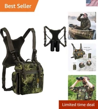 Versatile Binoculars Harness Chest Pack w/ Rangefinder Pouch & Molle System