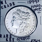1899 S MORGAN SILVER DOLLAR HI GRADE GENUINE U.S. MINT RARE KEY COIN 8764