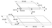 Gorenje GI6401BX Autarkes 59 Cm Induktions Kochfeld/Herdplatte 4 Zone(N)