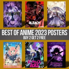 Anime Posters Wall Art Best Of 2023 Manga Series Wall Art Poster Print Animation