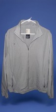 Vuori Outdoor Trainer Platinum Gray Athletic Jacket Mens L