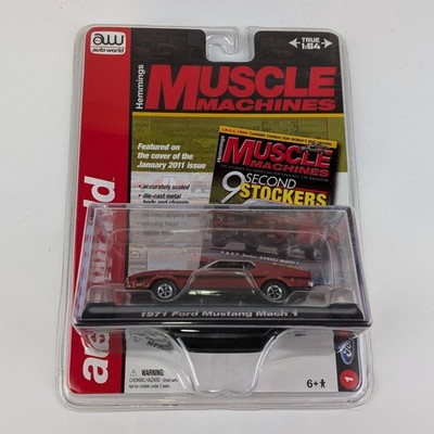 Auto World Hemmings Release 3 - 1971 Ford Mustang Mach 1 - New in Package