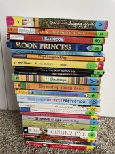 Lot of 23 Children's Kids Chapter Books - Random Paperback Classroom Homeschool