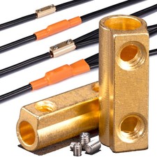 Wire Connectors Kit, 12 Pcs Terminals with Heat Shrink Tubing, 16-8awg 6 ...