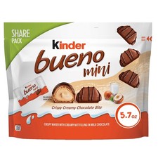 Kinder Bueno Mini, Milk Chocolate and Hazelnut Cream, Individually Wrapped...