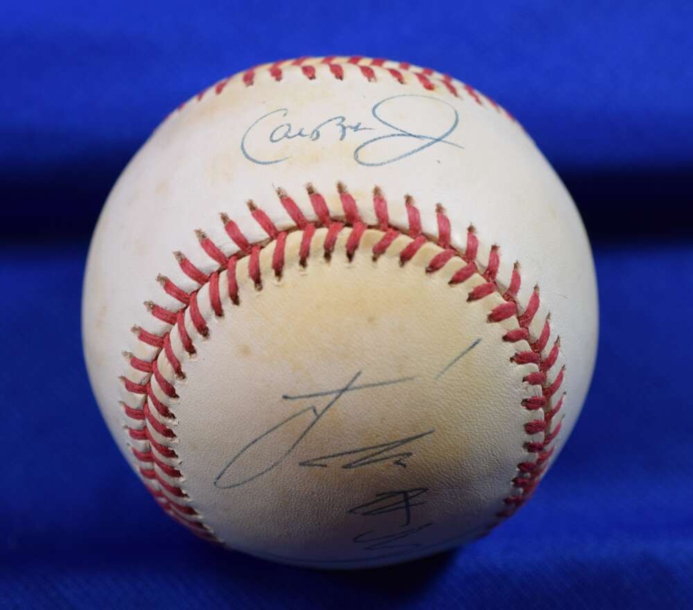 Cal Ripken Jr Sachio Kinugasa PSA DNA Autograph American League Signed Baseball