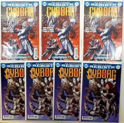 Cyborg Lot of 7 #6 x3, 7 x4 (2017) DC Comics 1st Print Comic Books