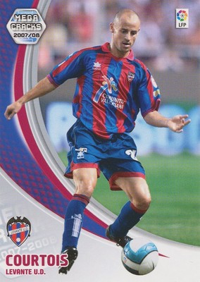 156 LAURENT COURTOIS # FRANCE LEVANTE UD CARD PANINI MEGA CRACKS LIGA 2008