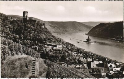 CPA AK Kaub - Burg Gutenfels und Pfalz GERMANY (1069286)