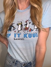 1970s VINTAGE 70s HAWAII VINTAGE SOUVENIR VACATION T-SHIRT SZ S HAWAIIAN SHIRT