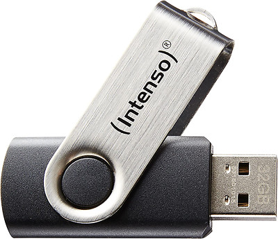 Intenso 3503460 Basic Line 8 GB USB Stick Speicherstick Silber Computer PC Mac