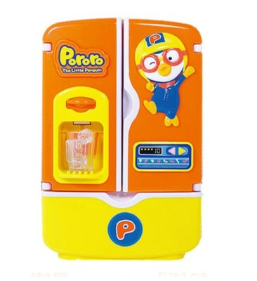 Express] Pororo Baby Refrigerator Role Play Set Fridge Freezer Toy