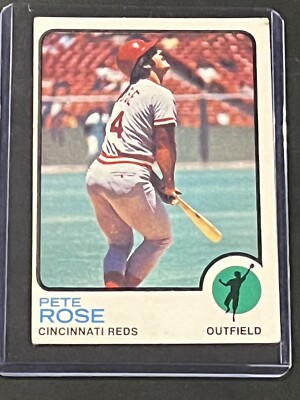 1973 Topps - #130 Pete Rose - Cincinnati Reds - HIT KING