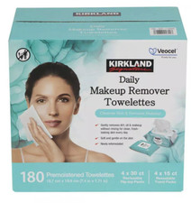 Kirkland Signature Daily Makeup Remover Towelettes, 180-count