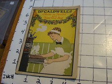 Dr. CALDWELL'S guide to Health and Home Cook Book, 32pgs. early 1900's