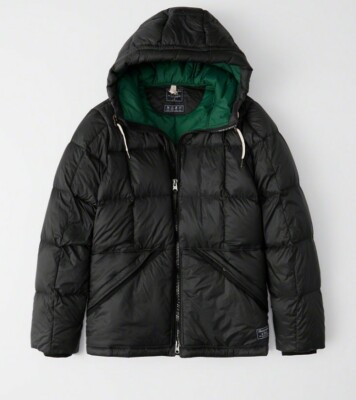 NWT Abercrombie & Fitch Men's Down-Filled Ultra Puffer Jacket Coat