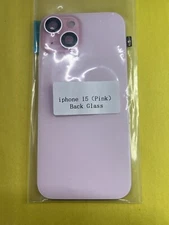 iPhone 15 Pink Back Glass All-in-1 Replacement OEM Grade W/Metal Flex Cable