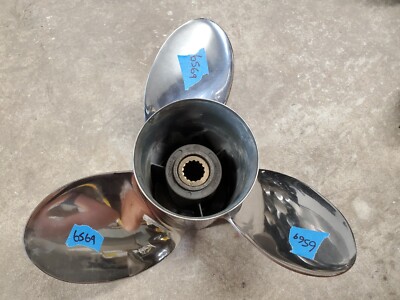 NEW COUNTER 14'' X 19P QUICKSILVER LASER 2 SS PROP, 48-16543-19, MERCURY, P6569
