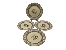 Johnson Bros Staffordshire Old Granite Fruit Sampler 10" Dinner Plate Set of 4